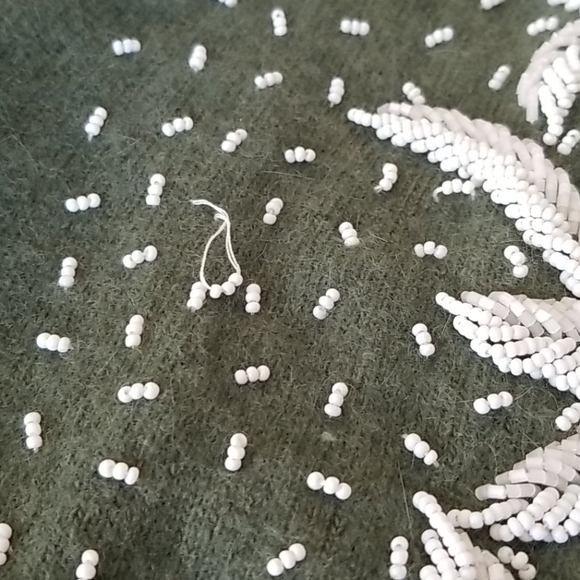 Beautiful Vintage hand made beaded cardigan - Picture 5 of 8